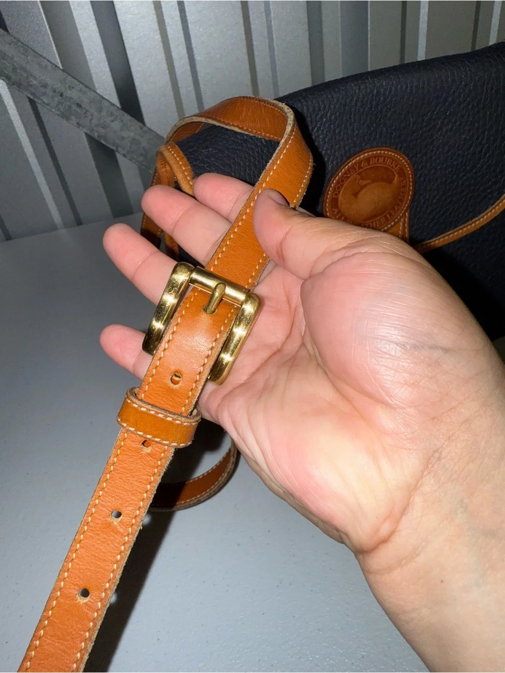 vintage Dooney & Bourke All-Weather Leather bag